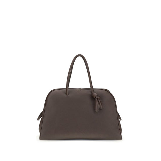 Jacquemus Brown Calf Leather Bos Taurus Handbag Curated Luxury Accessories by Orvyn