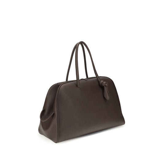 Jacquemus Brown Calf Leather Bos Taurus Handbag Curated Luxury Accessories by Orvyn