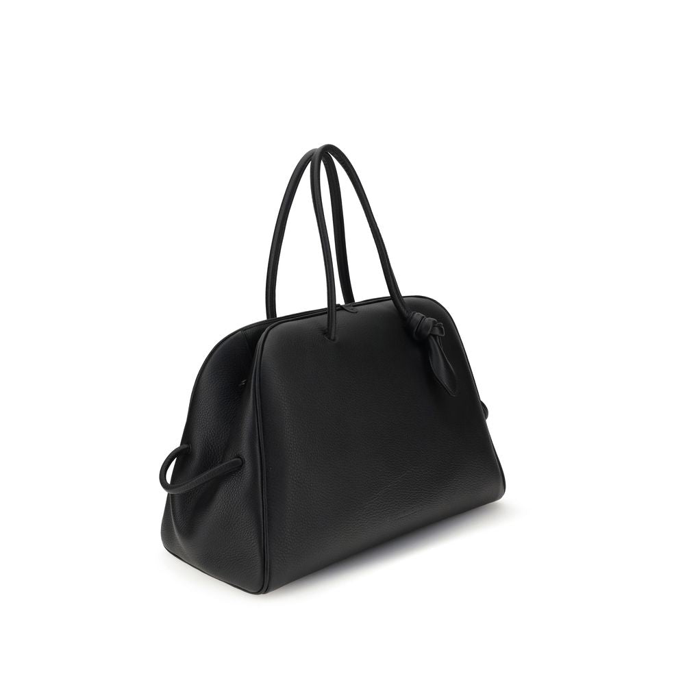 Jacquemus Black Calf Leather Bos Taurus Handbag Curated Luxury Accessories by Orvyn