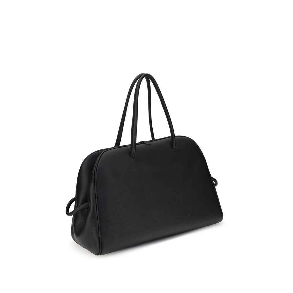Jacquemus Black Calf Leather Bos Taurus Handbag Curated Luxury Accessories by Orvyn