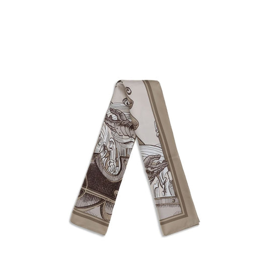 Burberry Beige Silk Scarf Curated Luxury Accessories by Orvyn