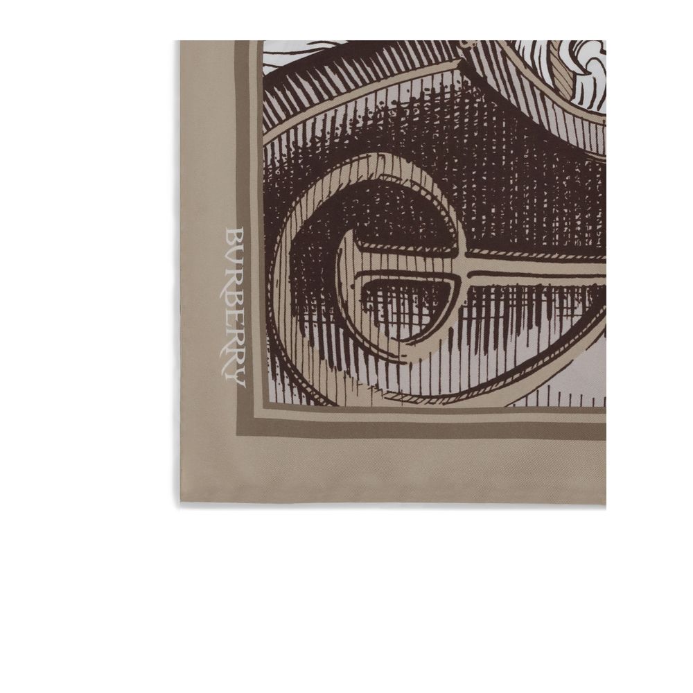 Burberry Beige Silk Scarf Curated Luxury Accessories by Orvyn