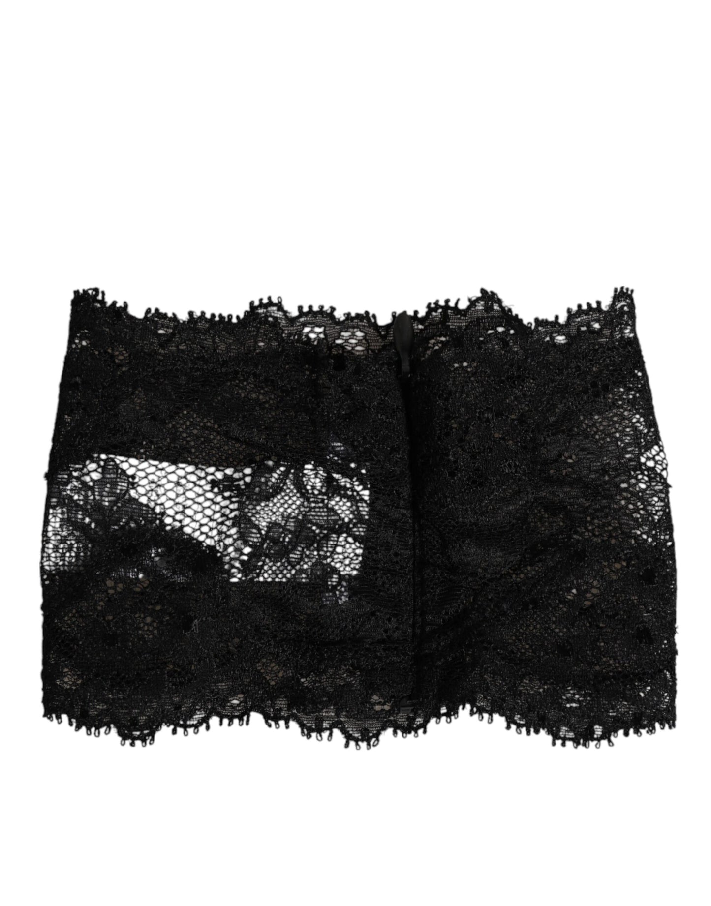 Dolce & Gabbana Black Lace Neck Scarf Curated Luxury Accessories by Orvyn