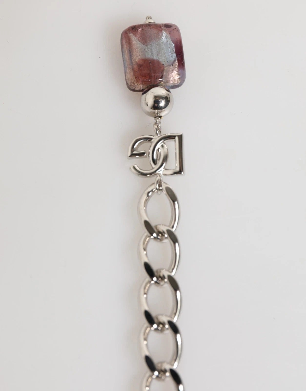 Dolce & Gabbana Multicolor Murano Glass Beads Brass Zamak Necklace Curated Luxury Accessories by Orvyn