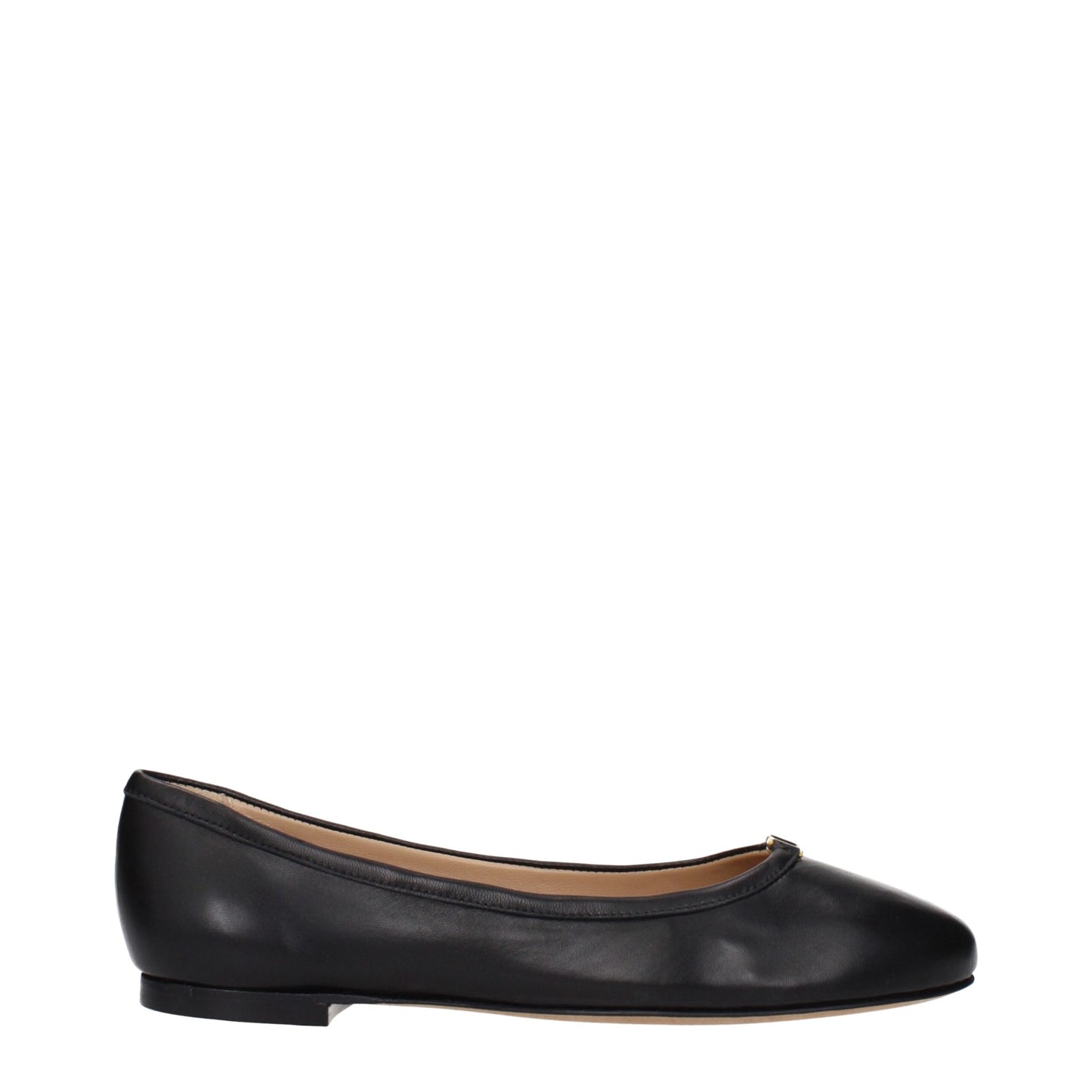 Chloé Black Leather Ballet Flats Curated Luxury Accessories by Orvyn