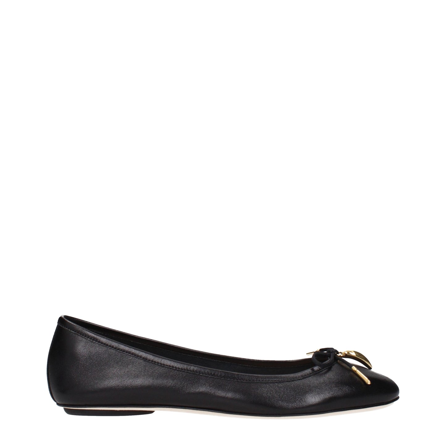 Chloé Black Leather Ballet Flats Curated Luxury Accessories by Orvyn