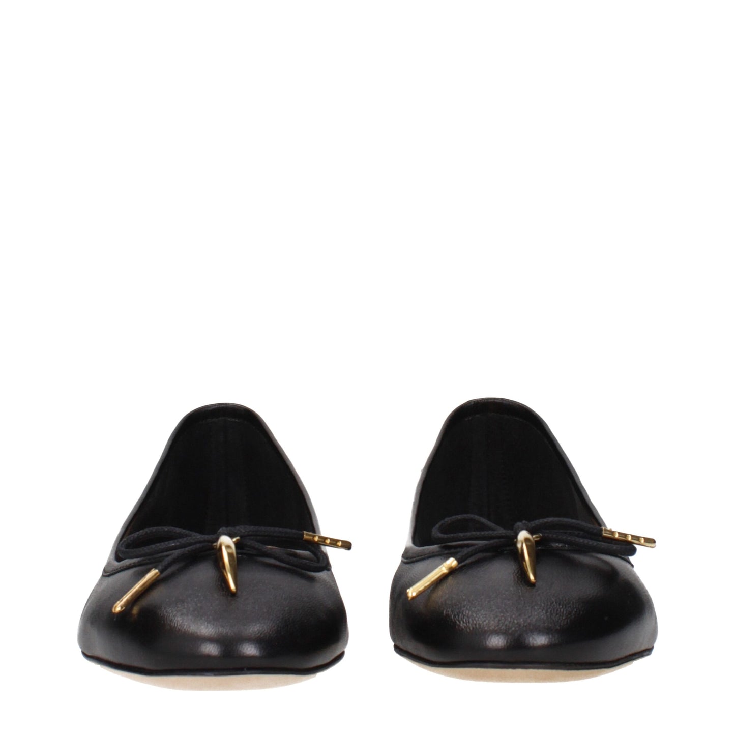 Chloé Black Leather Ballet Flats Curated Luxury Accessories by Orvyn