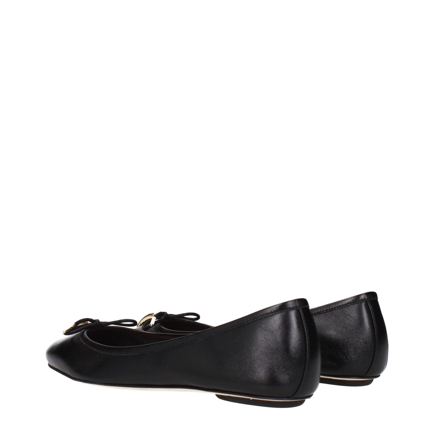 Chloé Black Leather Ballet Flats Curated Luxury Accessories by Orvyn