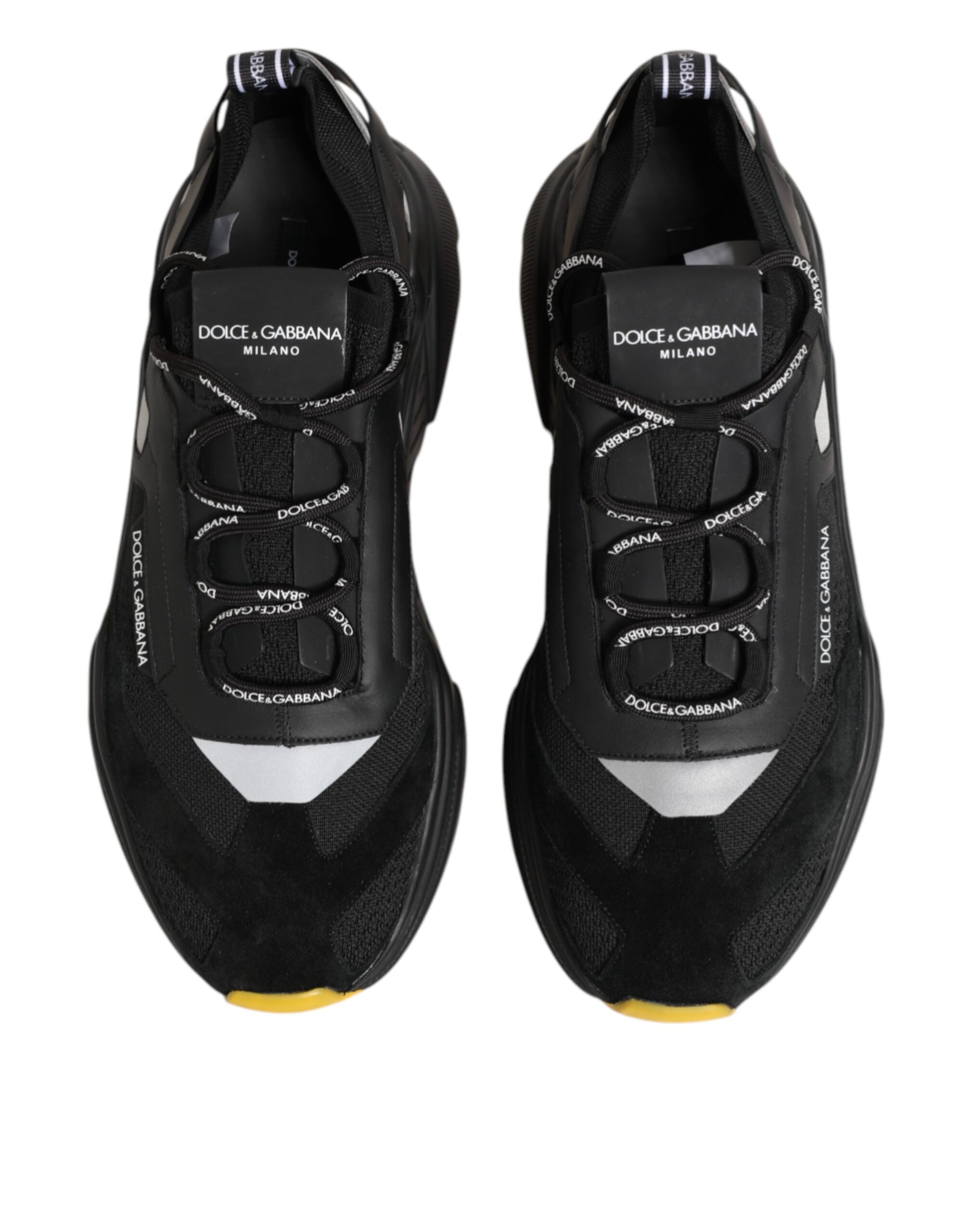 Dolce & Gabbana Black Daymaster Low Top Men Sneakers Shoes Curated Luxury Accessories by Orvyn