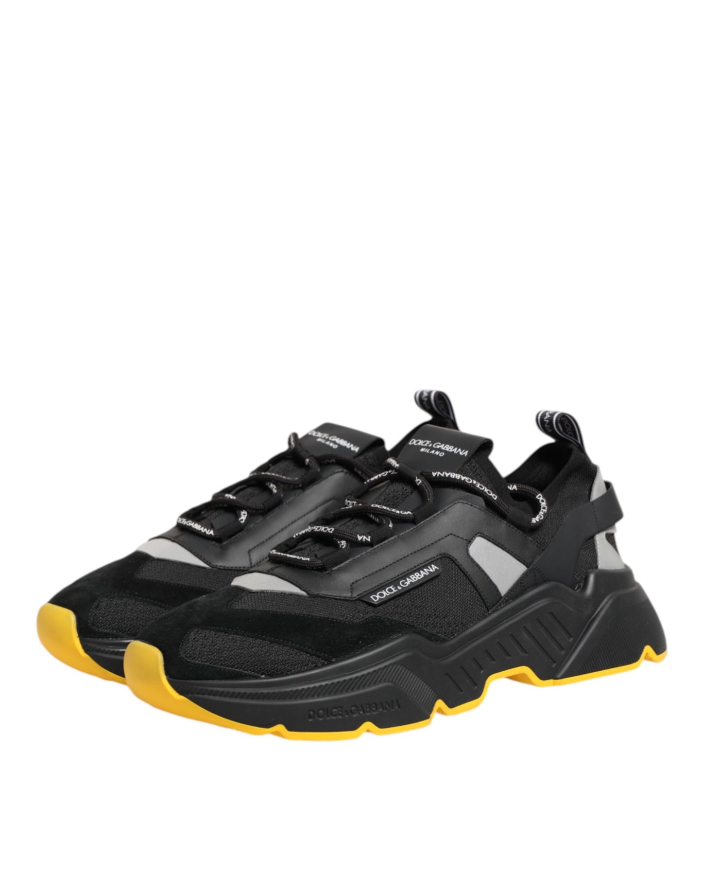 Dolce & Gabbana Black Daymaster Low Top Men Sneakers Shoes Curated Luxury Accessories by Orvyn