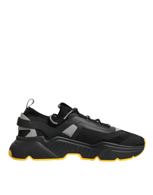 Dolce & Gabbana Black Daymaster Low Top Men Sneakers Shoes Curated Luxury Accessories by Orvyn