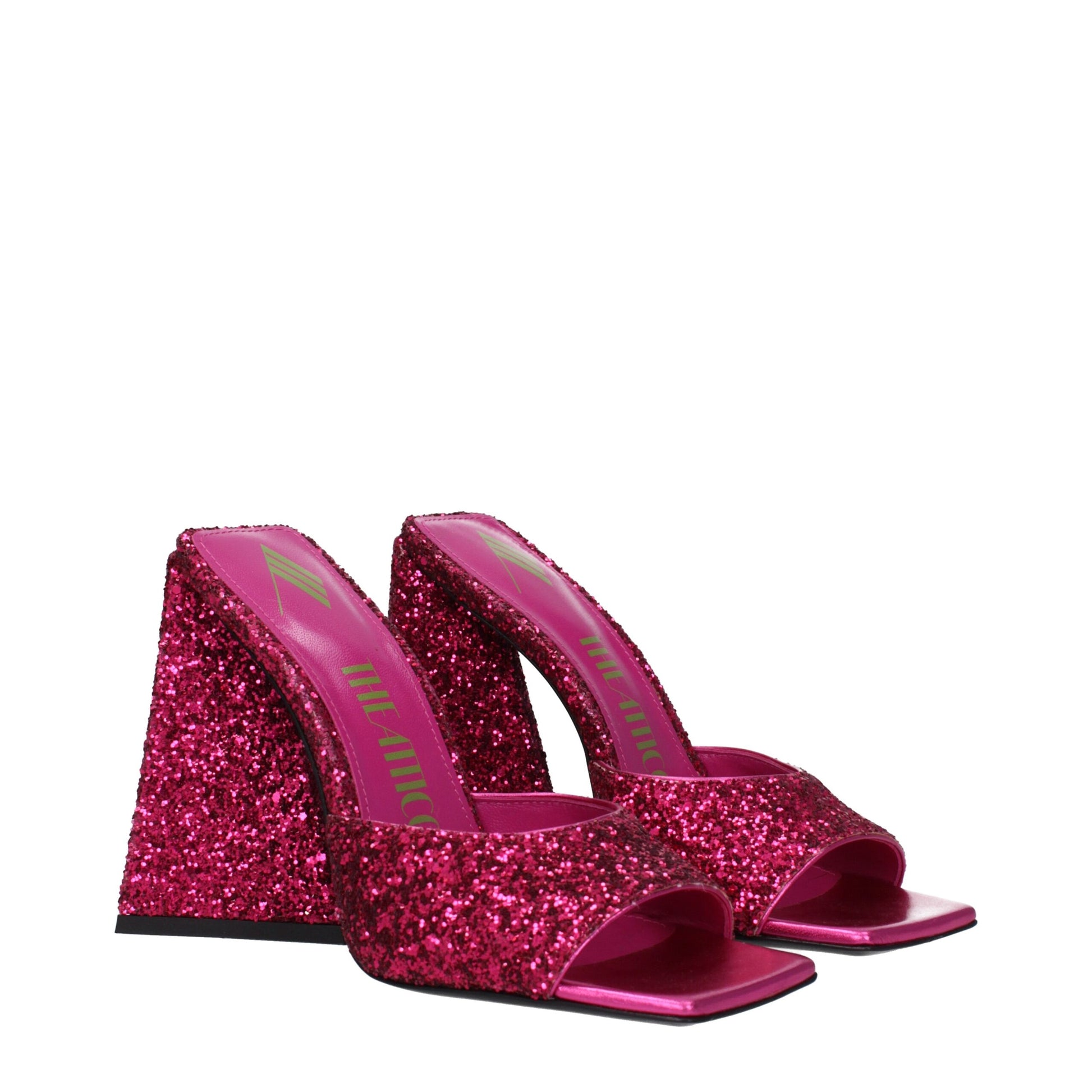The Attico Pink Plastic Platform Sandals Curated Luxury Accessories by Orvyn