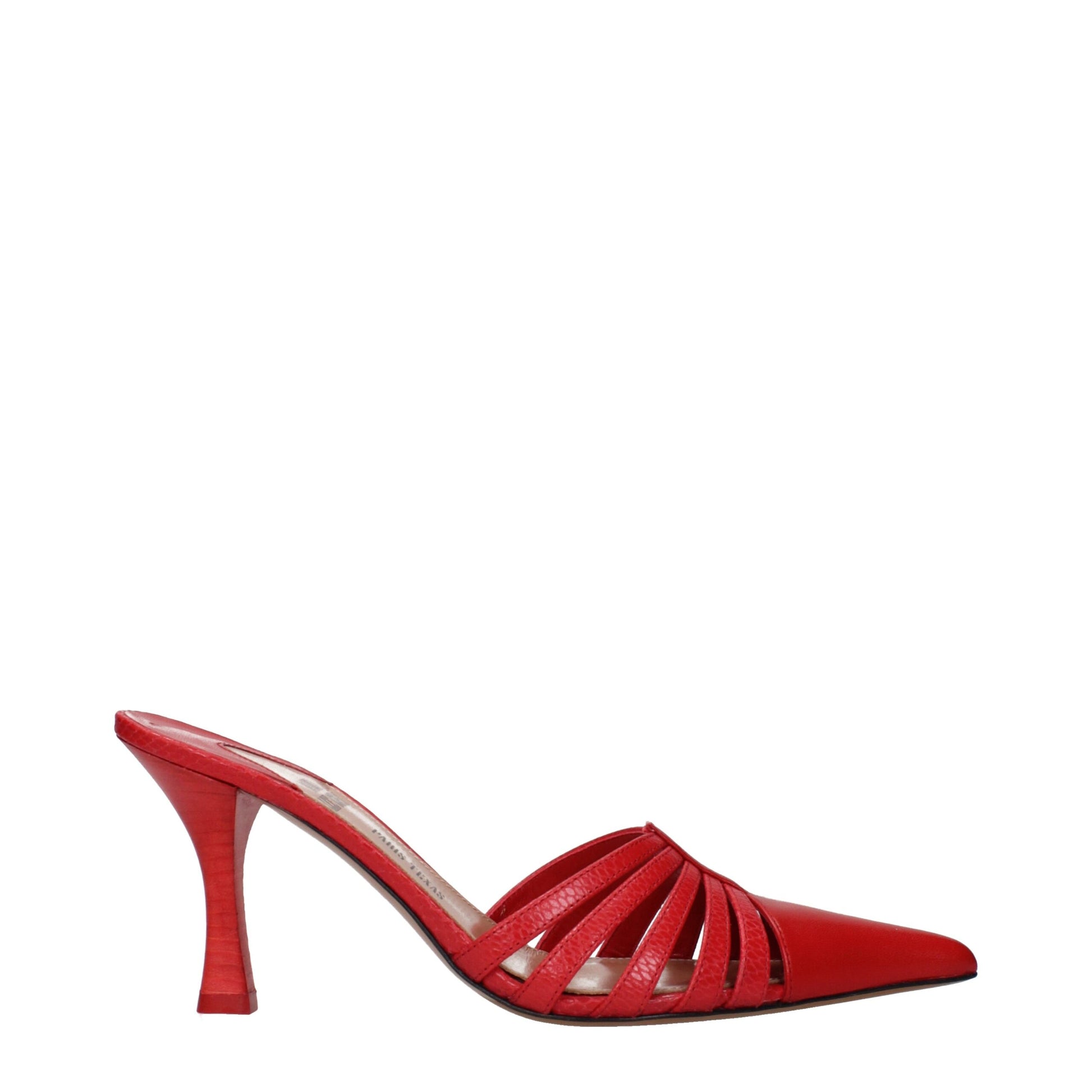 Paris Texas Red Leather Stiletto Heel Sandals Curated Luxury Accessories by Orvyn