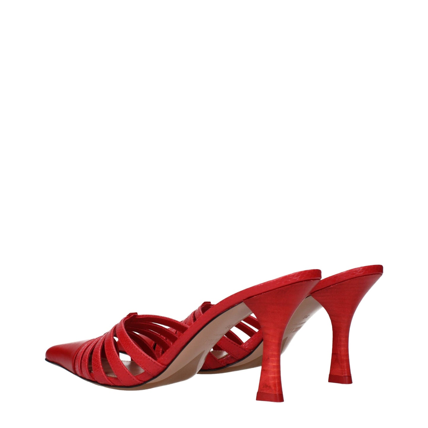 Paris Texas Red Leather Stiletto Heel Sandals Curated Luxury Accessories by Orvyn