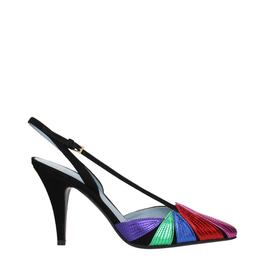 Valentino Garavani Black Leather High Heel Pumps Curated Luxury Accessories by Orvyn