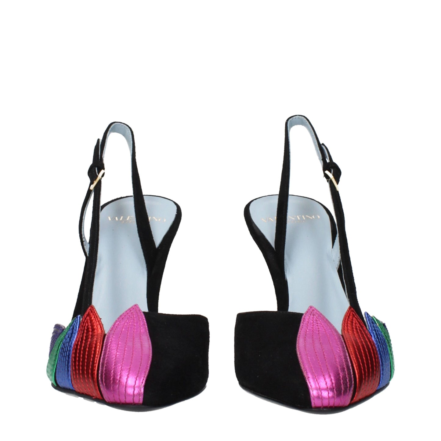 Valentino Garavani Black Leather High Heel Pumps Curated Luxury Accessories by Orvyn