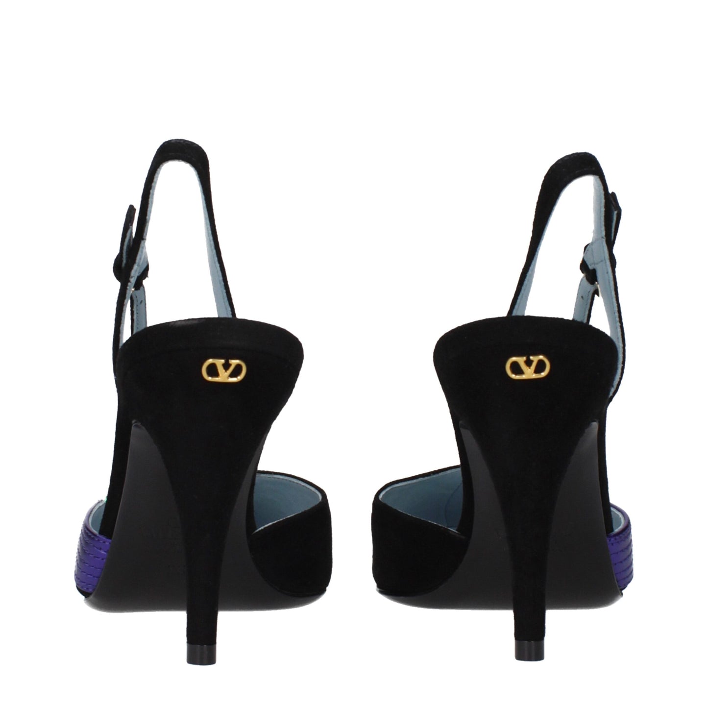 Valentino Garavani Black Leather High Heel Pumps Curated Luxury Accessories by Orvyn