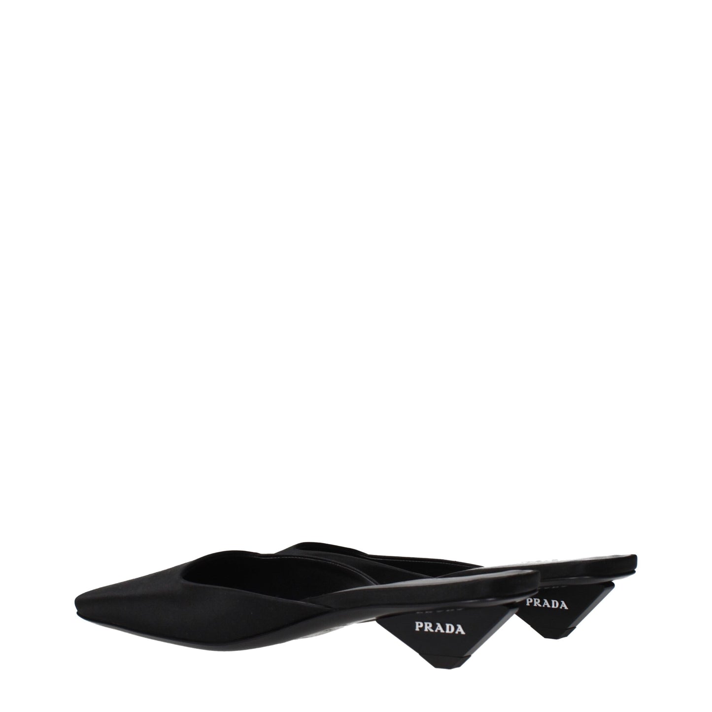 Prada Black Satin Flat Sandals Curated Luxury Accessories by Orvyn