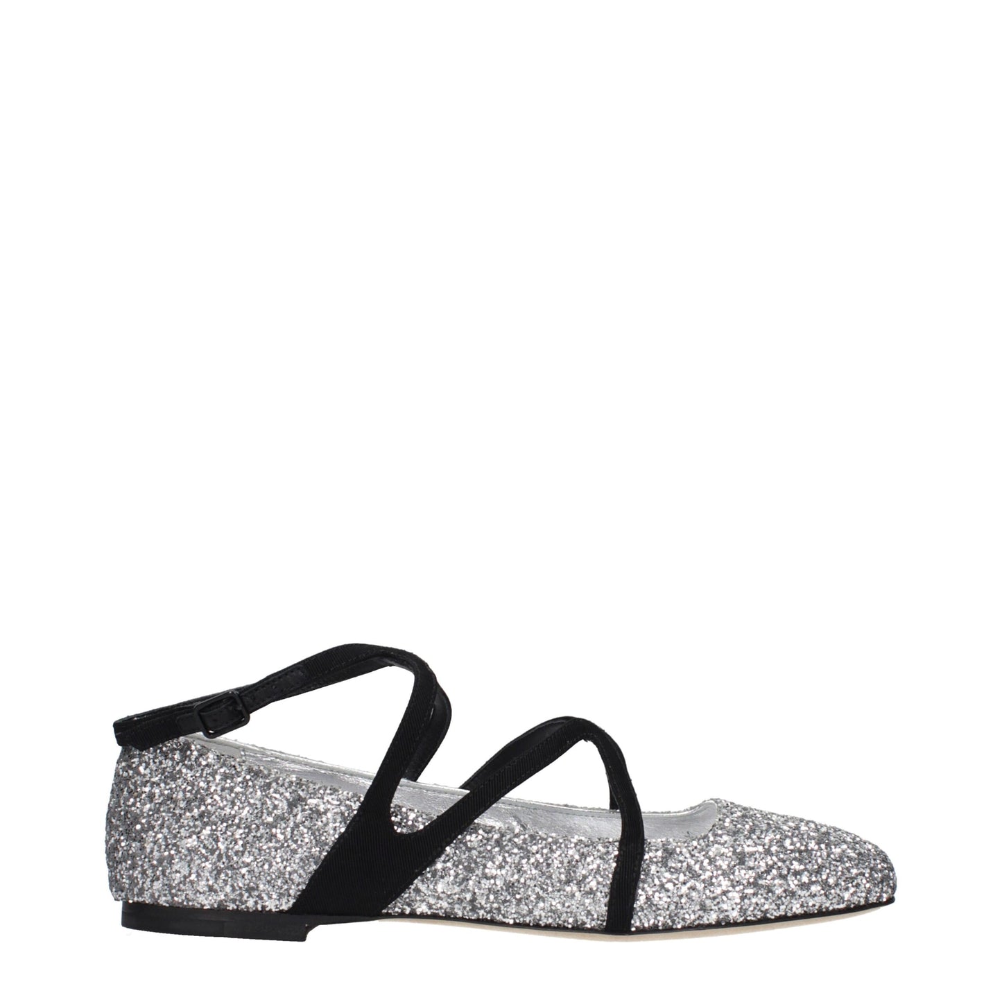 Jimmy Choo Gray Plastic Ballet Flats Curated Luxury Accessories by Orvyn