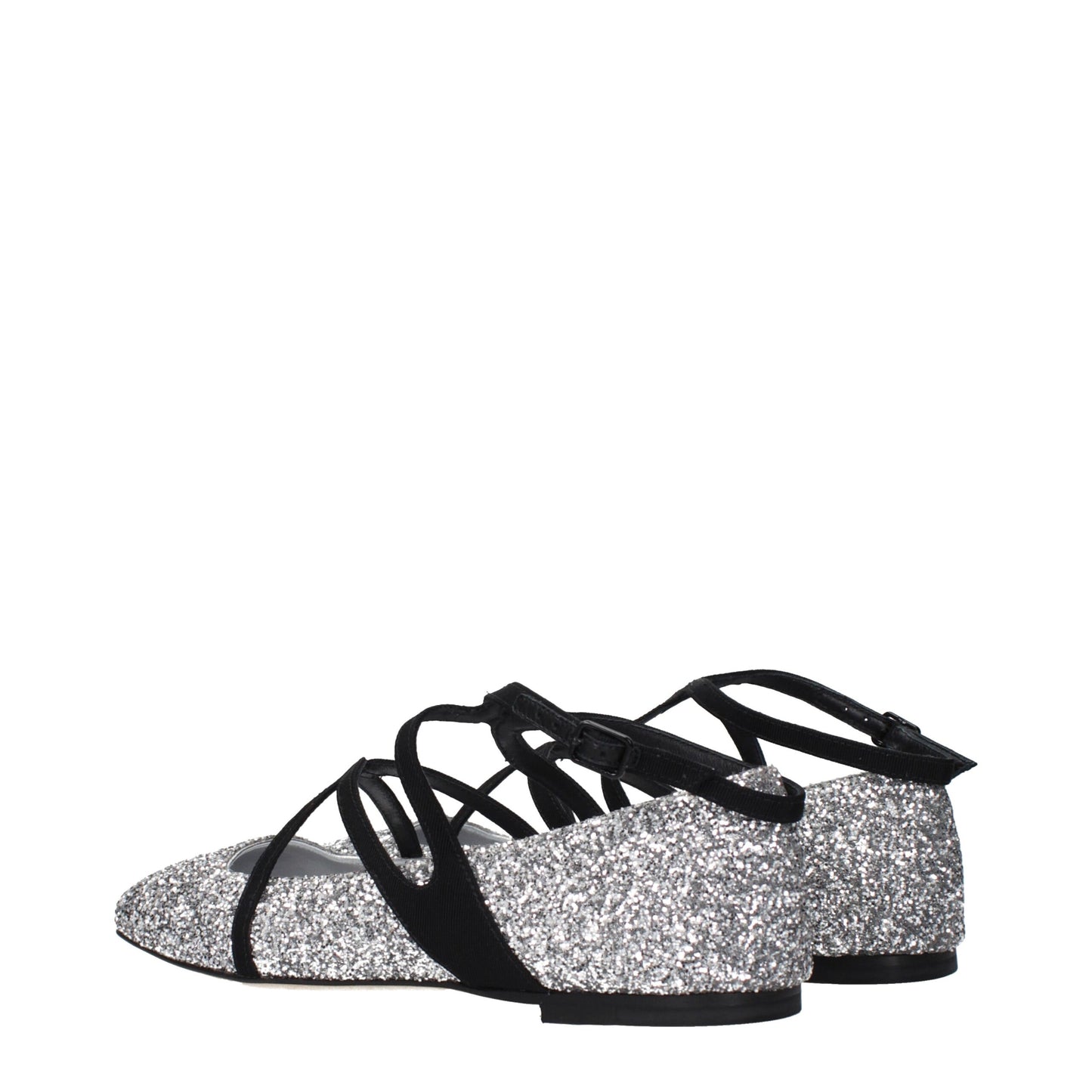 Jimmy Choo Gray Plastic Ballet Flats Curated Luxury Accessories by Orvyn