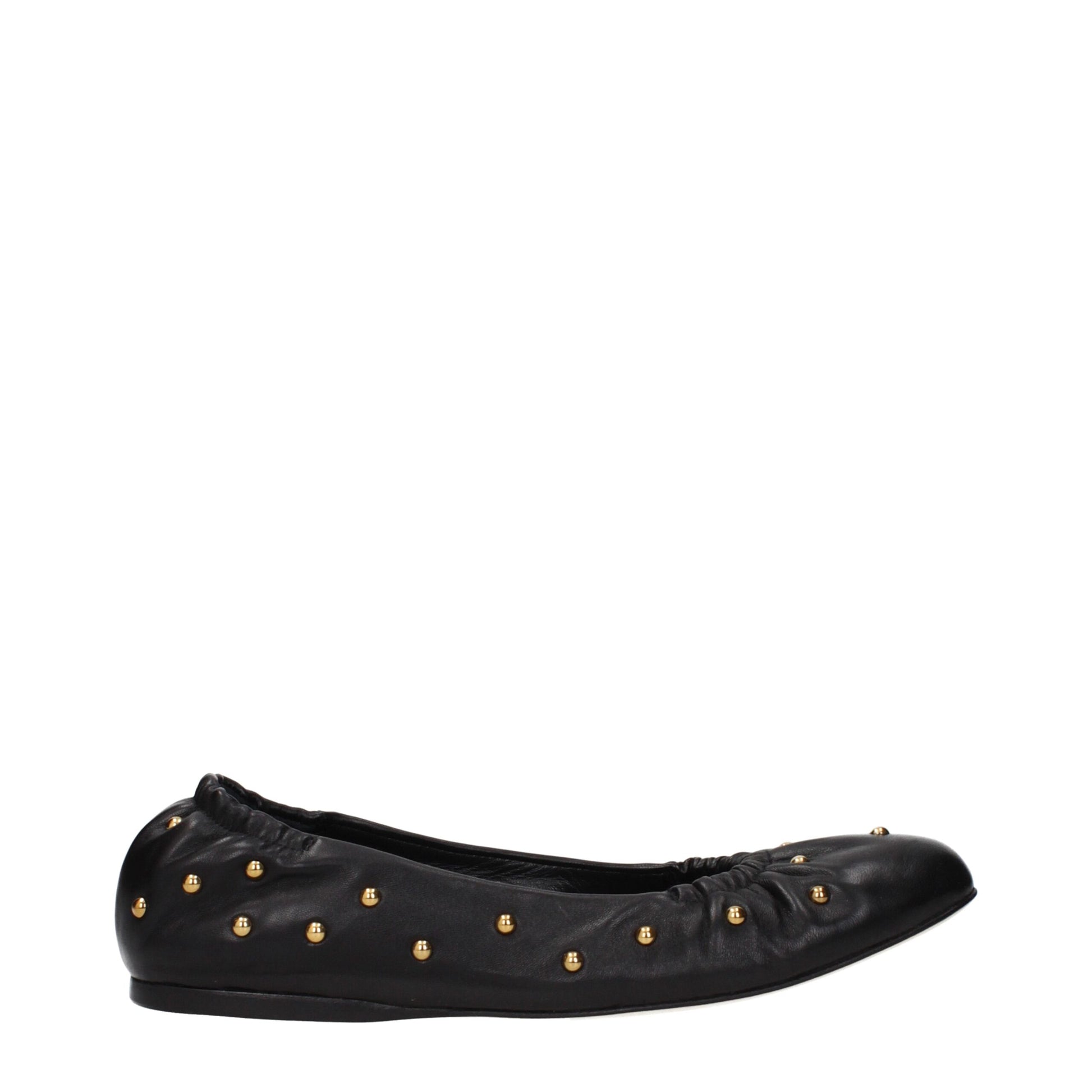 Chloé Black Leather Ballet Flats Curated Luxury Accessories by Orvyn