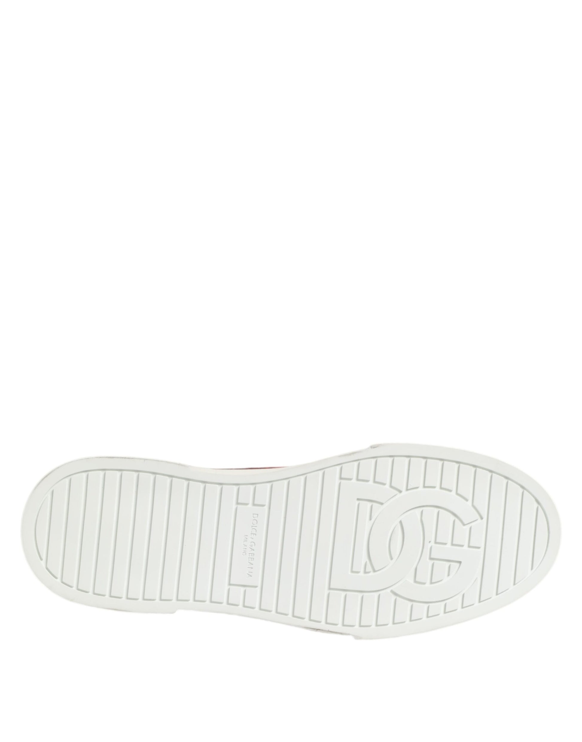 Dolce & Gabbana Multicolor Cotton High Top Men Sneakers Shoes Curated Luxury Accessories by Orvyn