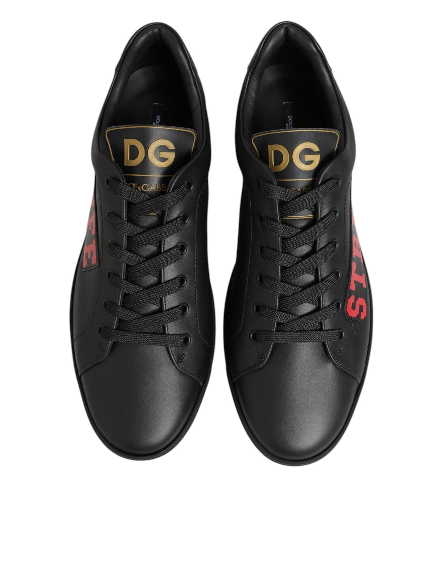 Dolce & Gabbana Black Street Life Low Top Men Sneakers Shoes Curated Luxury Accessories by Orvyn
