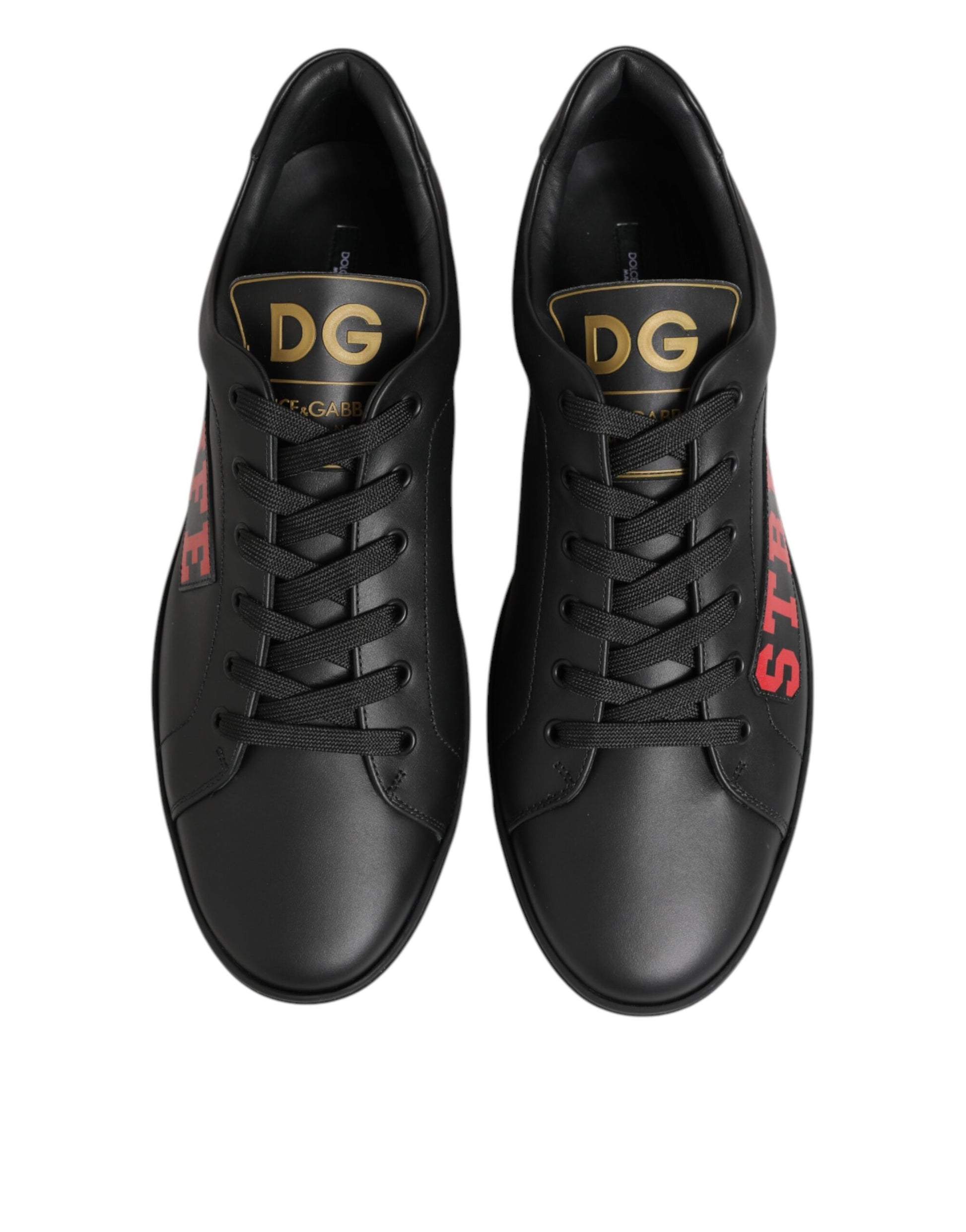 Dolce & Gabbana Black Street Life Low Top Men Sneakers Shoes Curated Luxury Accessories by Orvyn
