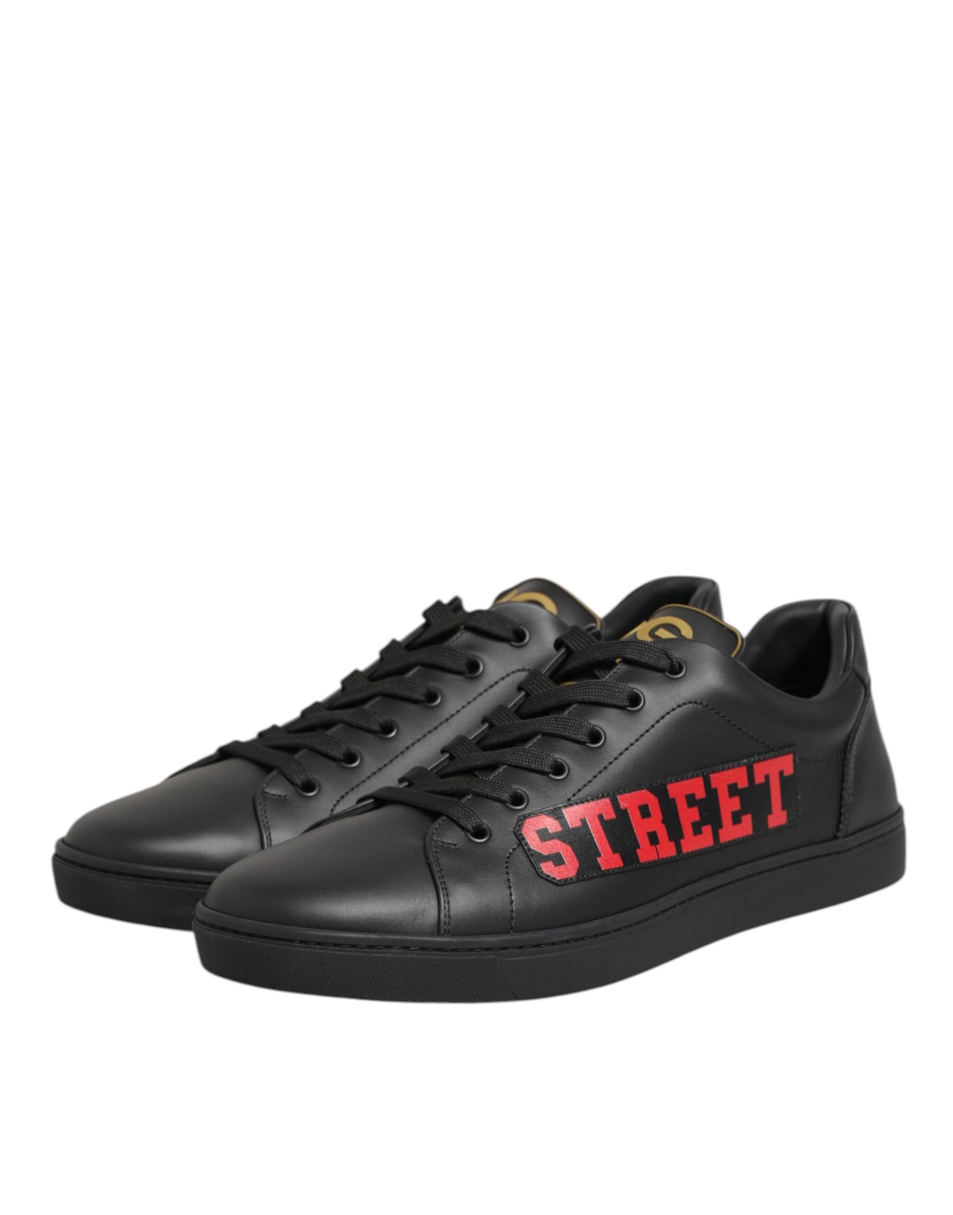 Dolce & Gabbana Black Street Life Low Top Men Sneakers Shoes Curated Luxury Accessories by Orvyn