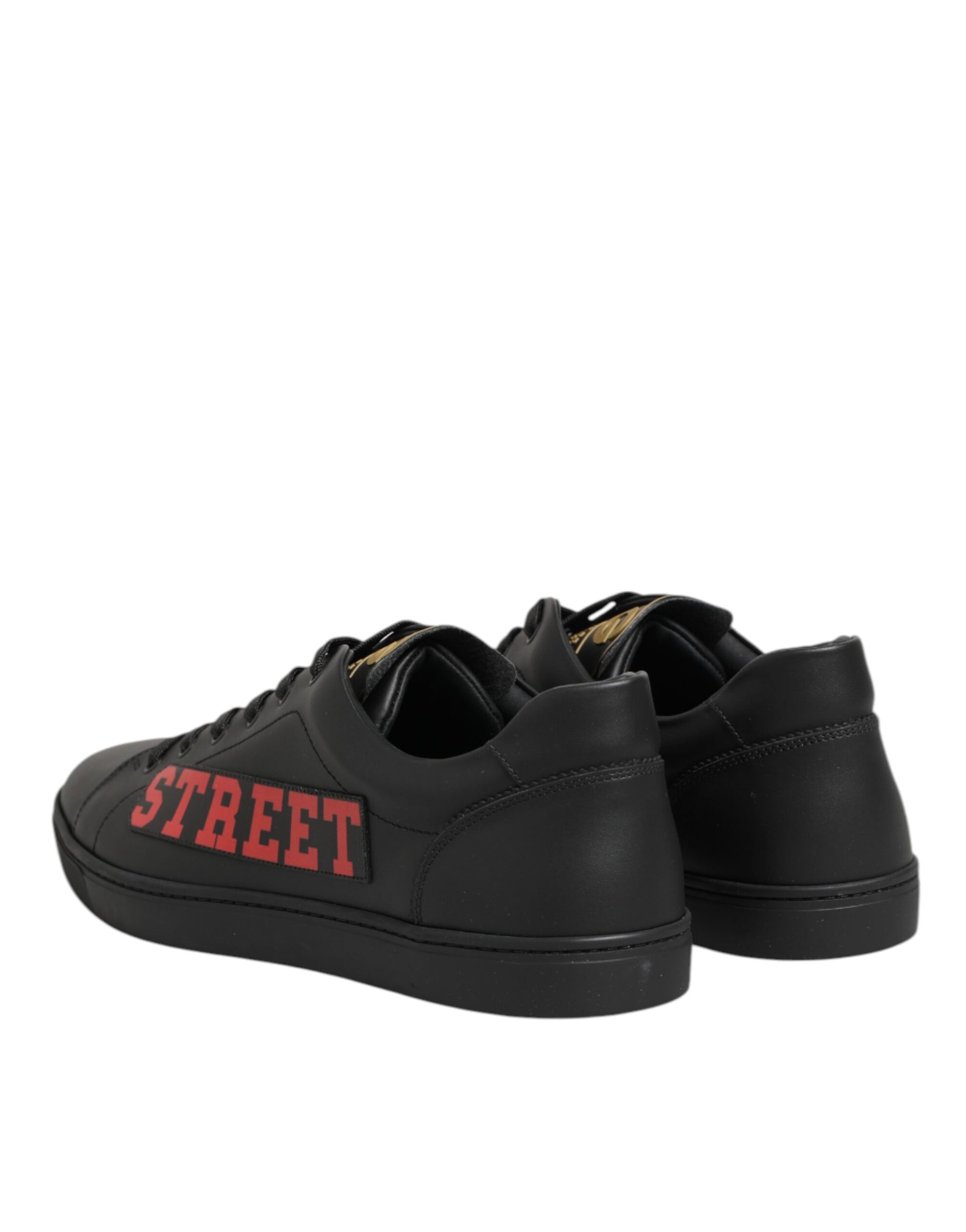 Dolce & Gabbana Black Street Life Low Top Men Sneakers Shoes Curated Luxury Accessories by Orvyn