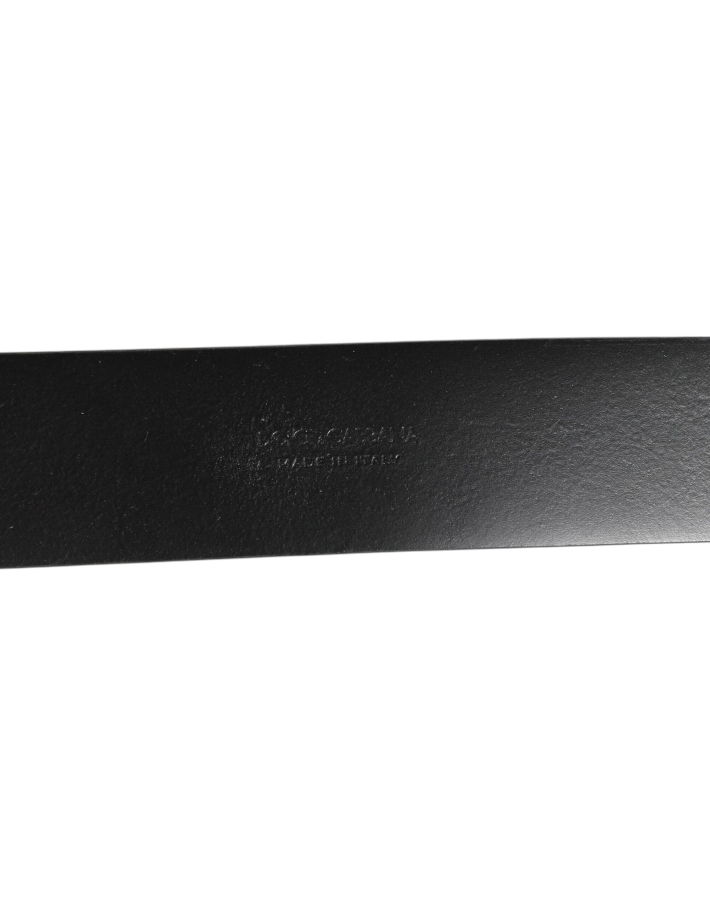 Dolce & Gabbana Black Leather Side Rings Brass Buckle Belt Curated Luxury Accessories by Orvyn