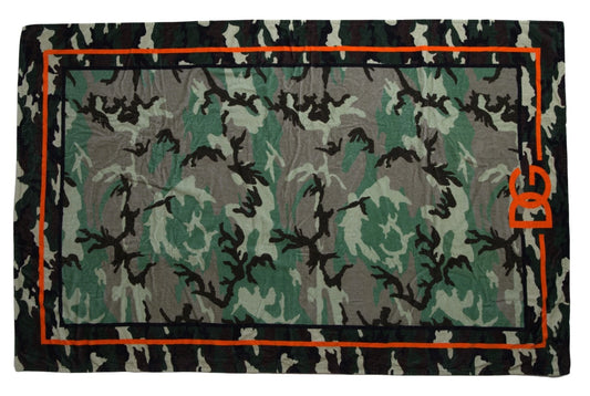 Dolce & Gabbana Multicolor Printed Cotton Wrap Shawl Scarf Curated Luxury Accessories by Orvyn