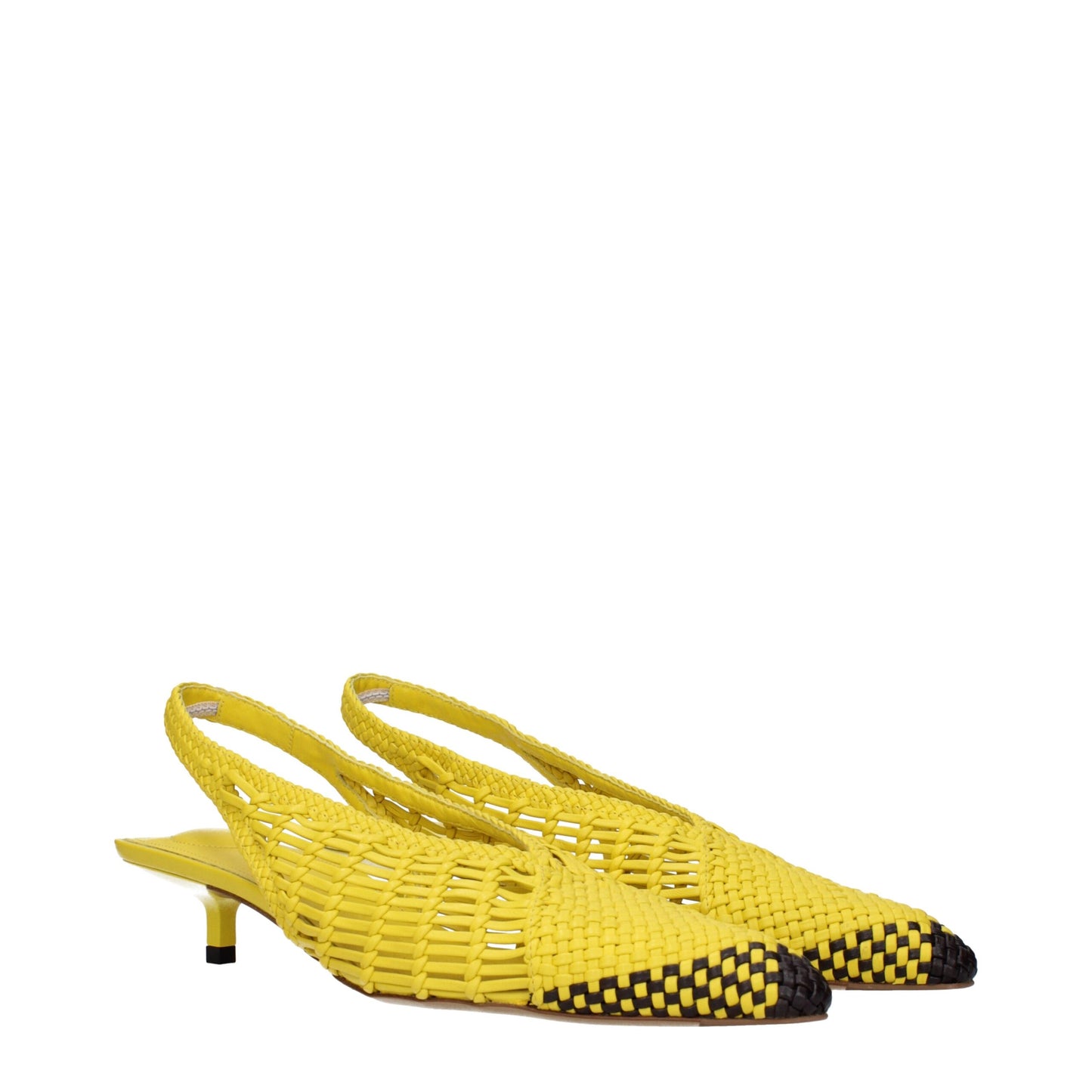 Jacquemus Yellow Leather Flat Sandals Curated Luxury Accessories by Orvyn