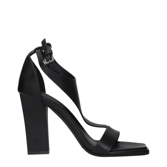 Max Mara Black Leather Stiletto Heel Sandals Curated Luxury Accessories by Orvyn