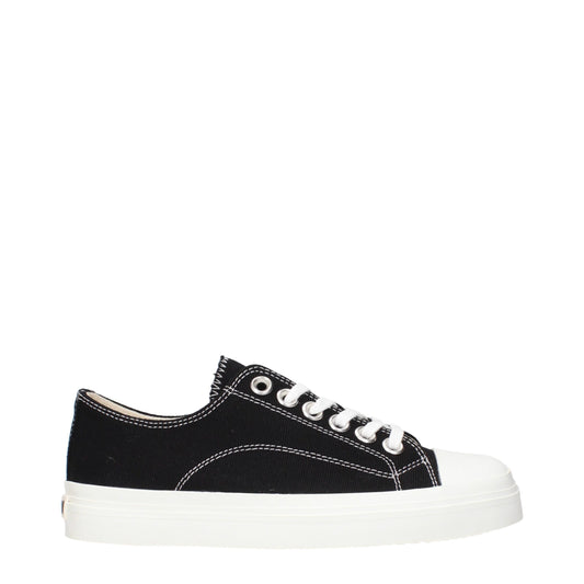 Moschino Black Fabric Low Top Sneakers Curated Luxury Accessories by Orvyn