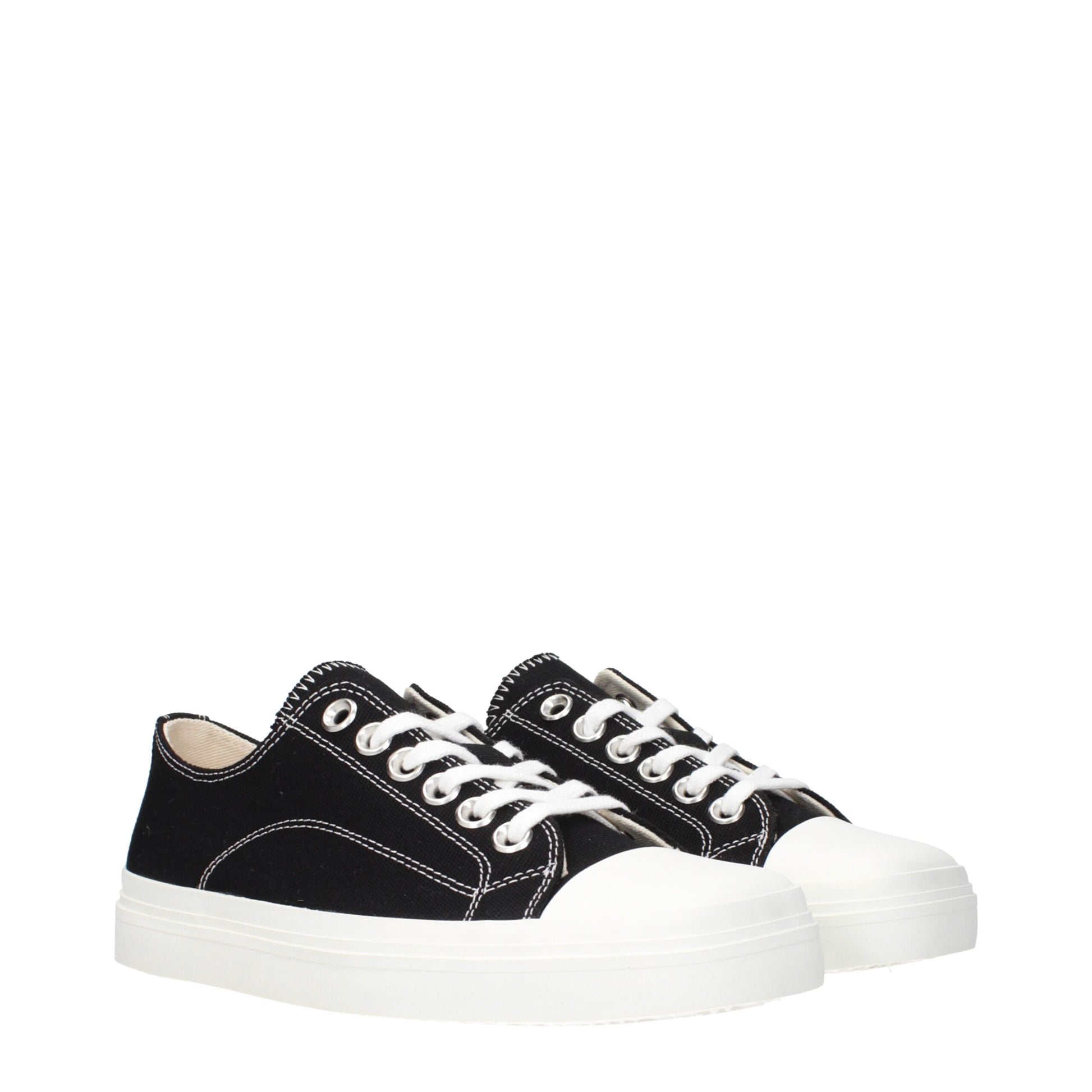 Moschino Black Fabric Low Top Sneakers Curated Luxury Accessories by Orvyn