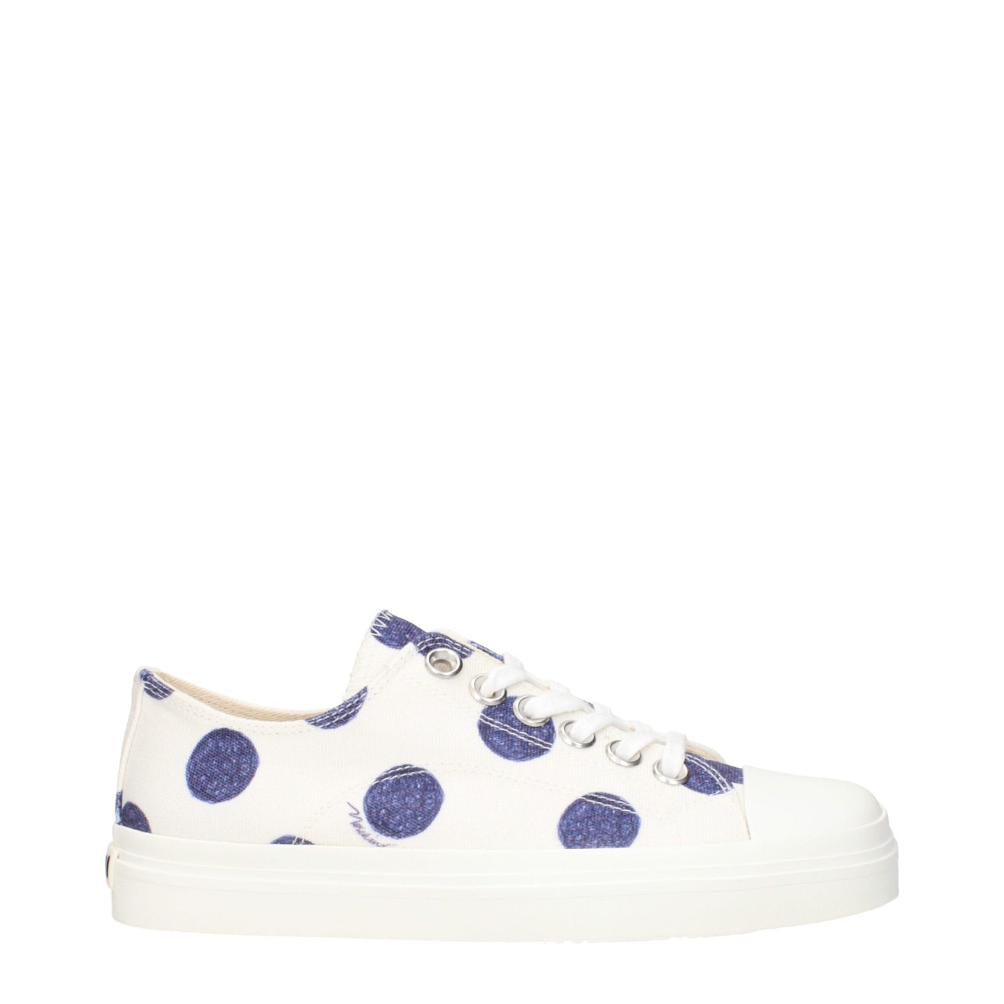 Moschino White Fabric Low Top Sneakers Curated Luxury Accessories by Orvyn
