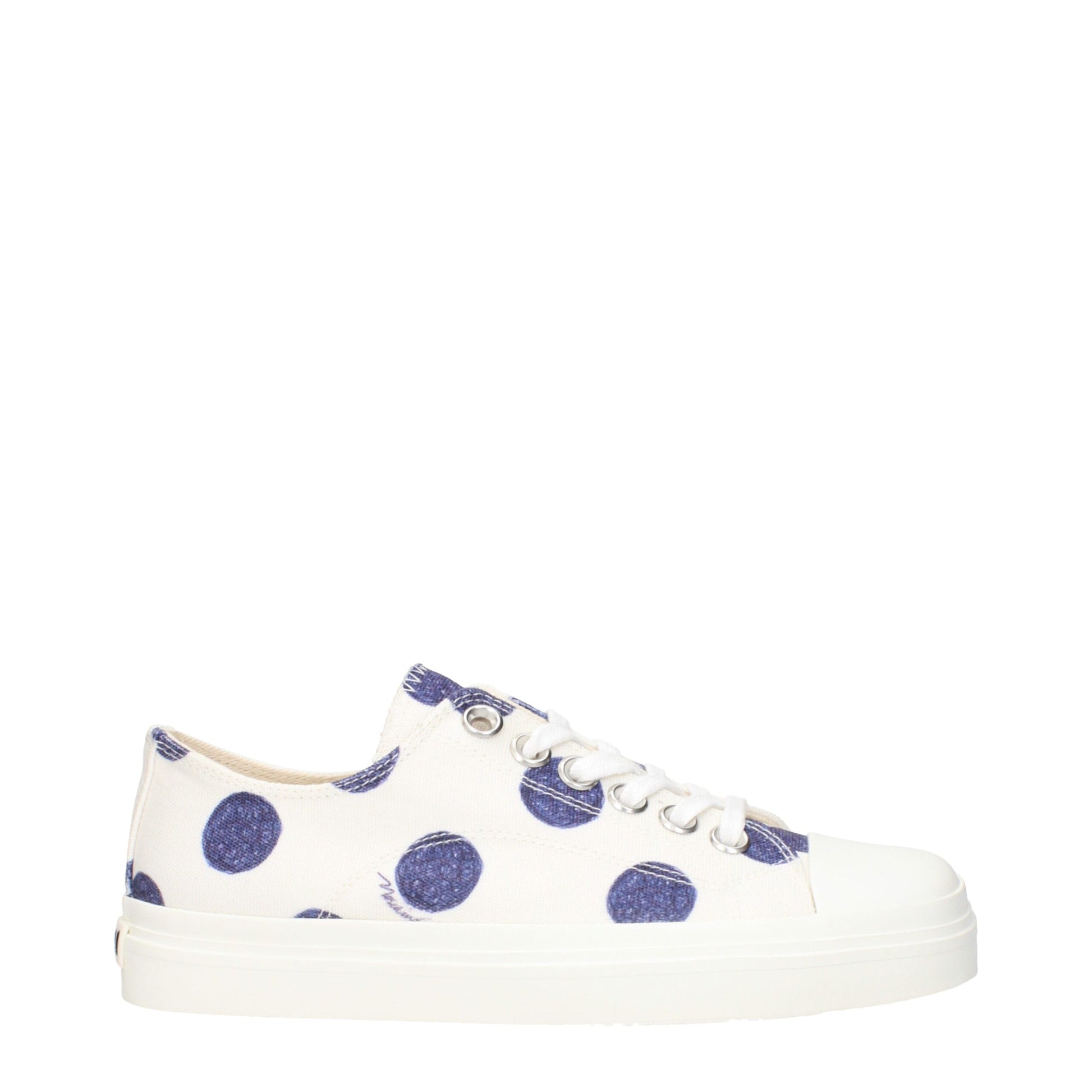 Moschino White Fabric Low Top Sneakers Curated Luxury Accessories by Orvyn