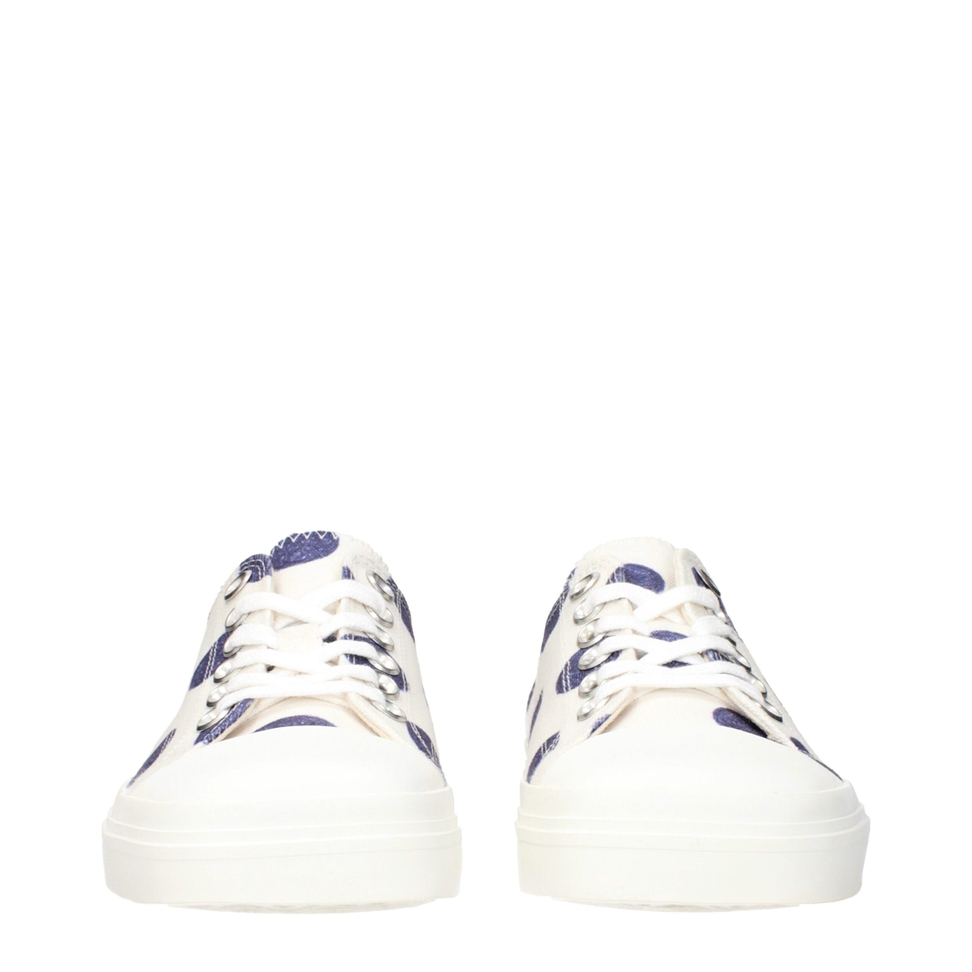 Moschino White Fabric Low Top Sneakers Curated Luxury Accessories by Orvyn