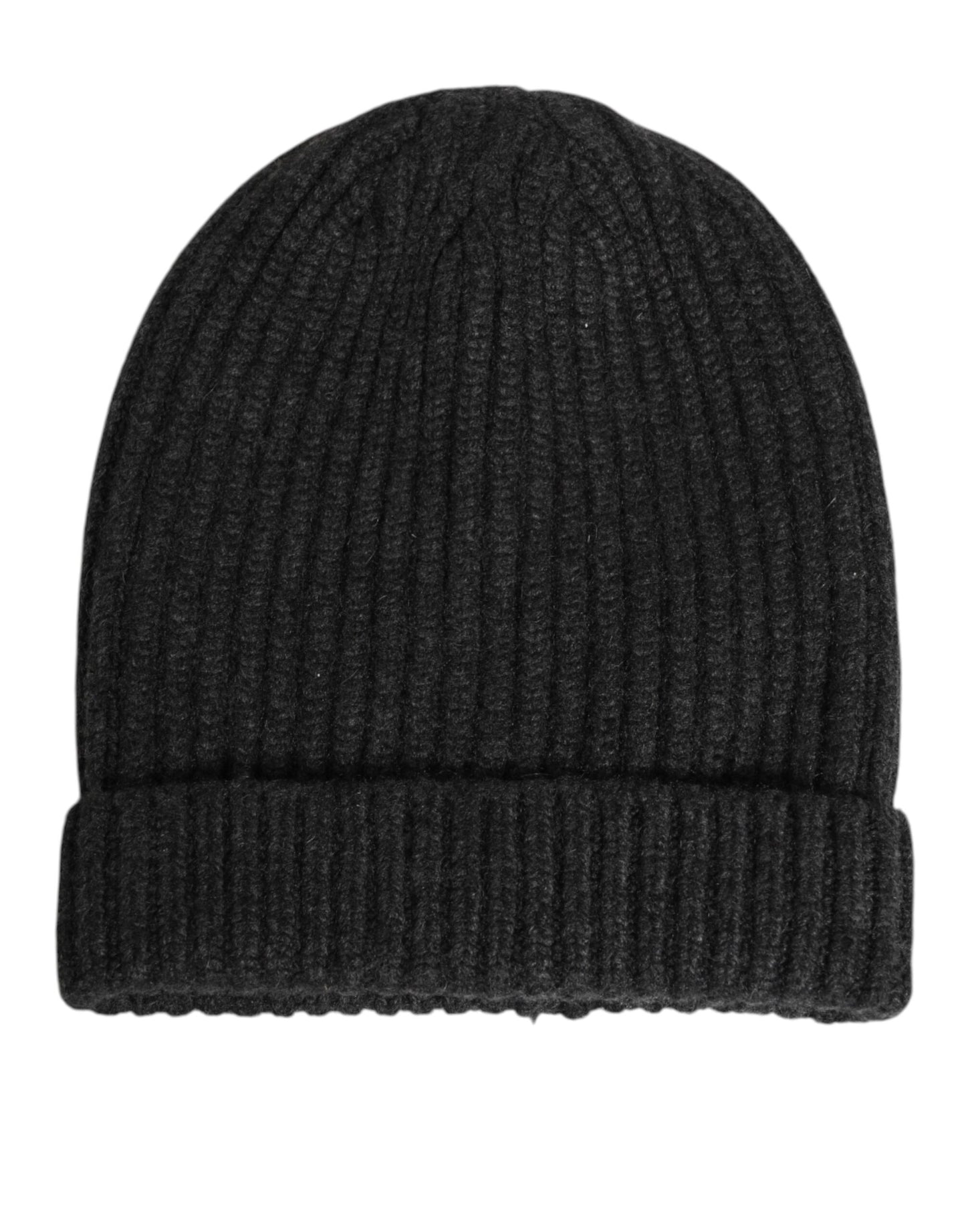 Dolce & Gabbana Black Cashmere Knitted Beanie Men Capello Hat Curated Luxury Accessories by Orvyn