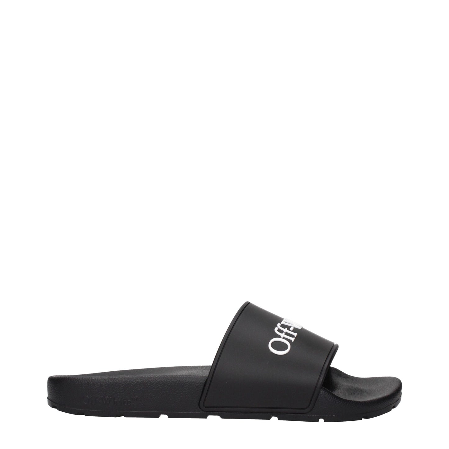 Off-White Black Cotton Slippers Curated Luxury Accessories by Orvyn