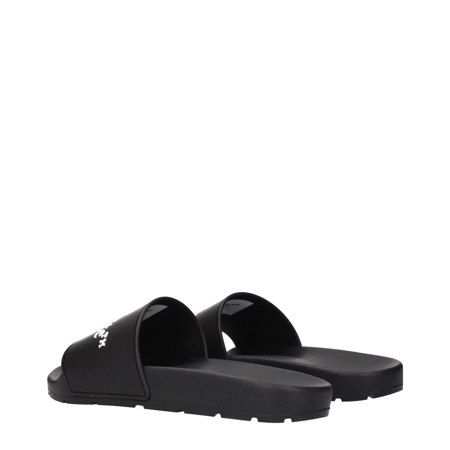 Off-White Black Cotton Slippers Curated Luxury Accessories by Orvyn