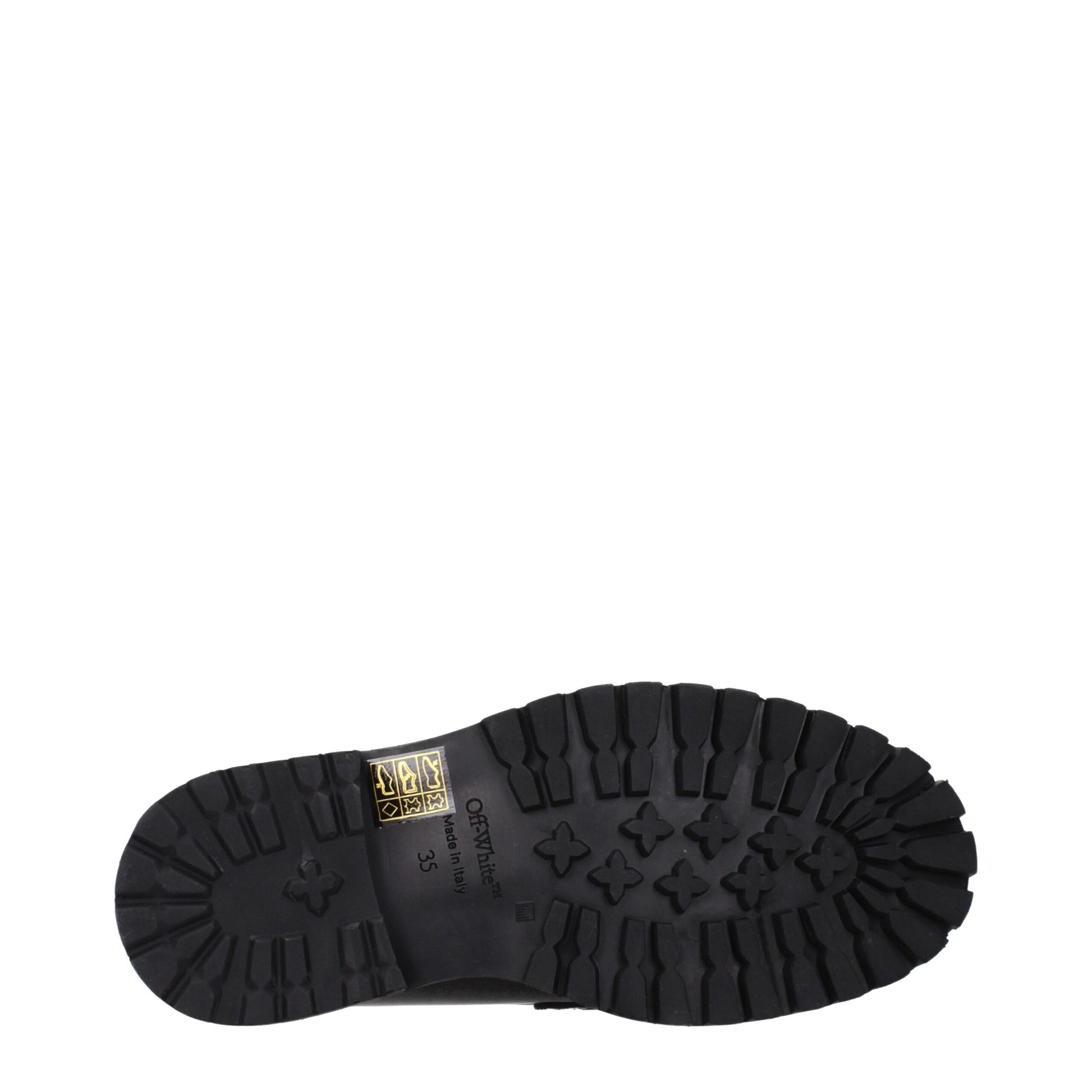 Off-White Black Leather Slip-On Loafers Curated Luxury Accessories by Orvyn