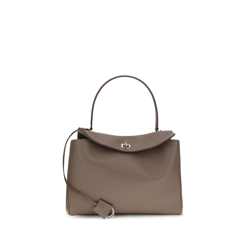 Balenciaga Gray Calf Leather Bos Taurus Shoulder Bag Curated Luxury Accessories by Orvyn