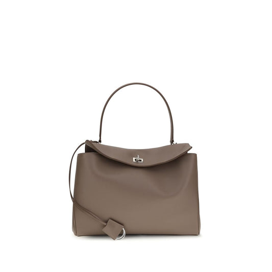 Balenciaga Gray Calf Leather Bos Taurus Shoulder Bag Curated Luxury Accessories by Orvyn