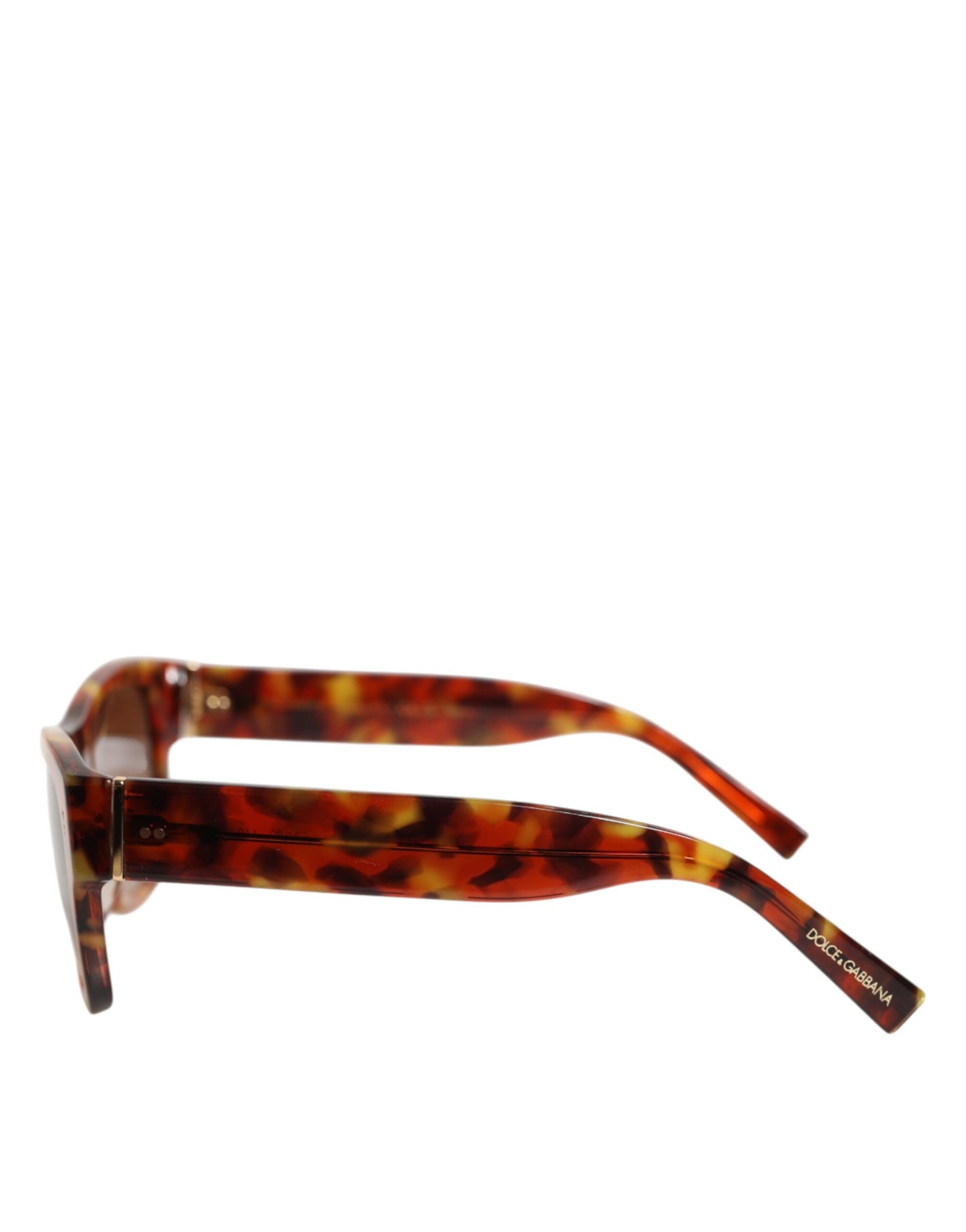 Dolce & Gabbana DG4338F Brown Havana Full Rim Round Lenses Sunglasses Curated Luxury Accessories by Orvyn