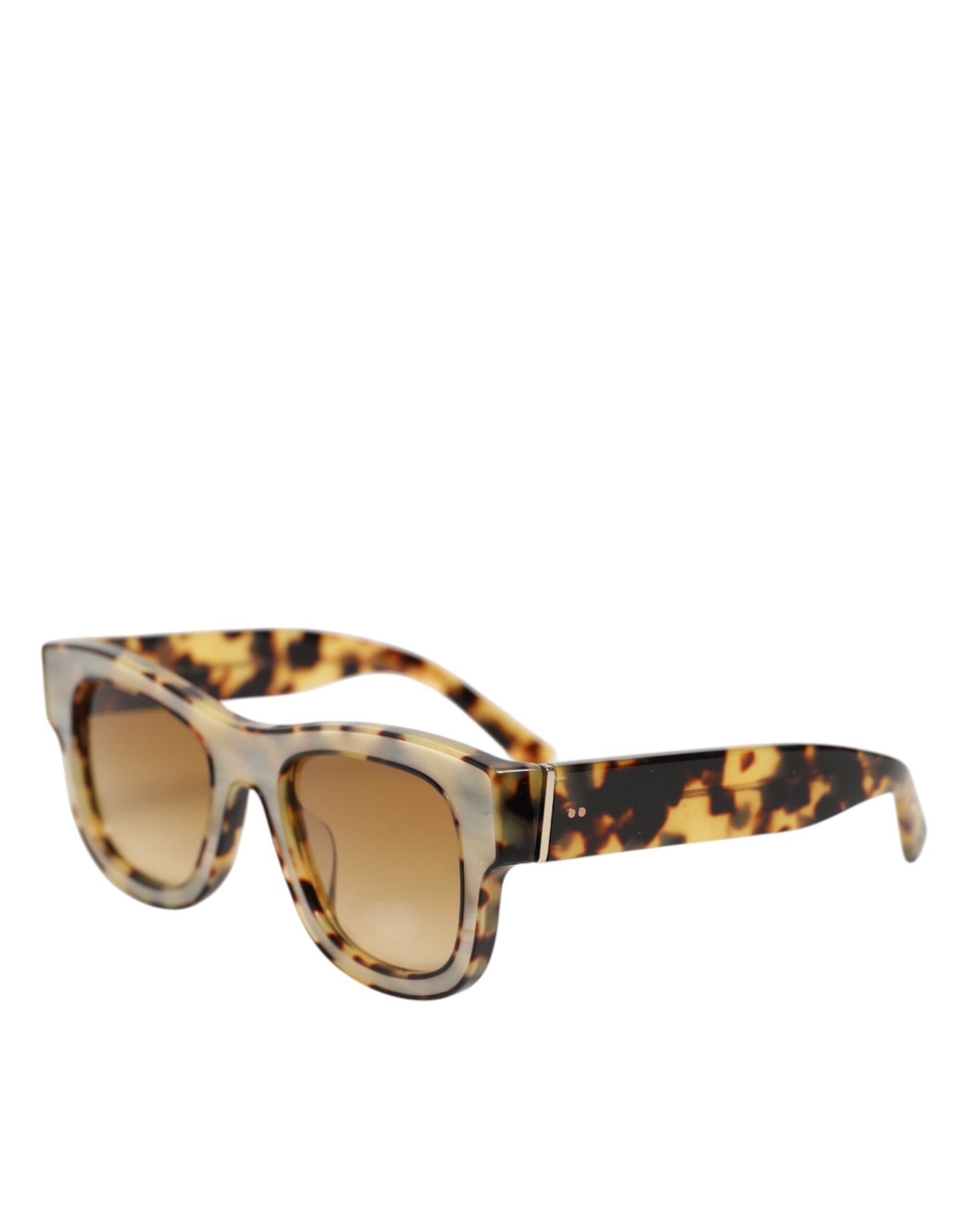 Dolce & Gabbana DG4379F White Tortoiseshell Gradient Acetate Shades Sunglasses Curated Luxury Accessories by Orvyn
