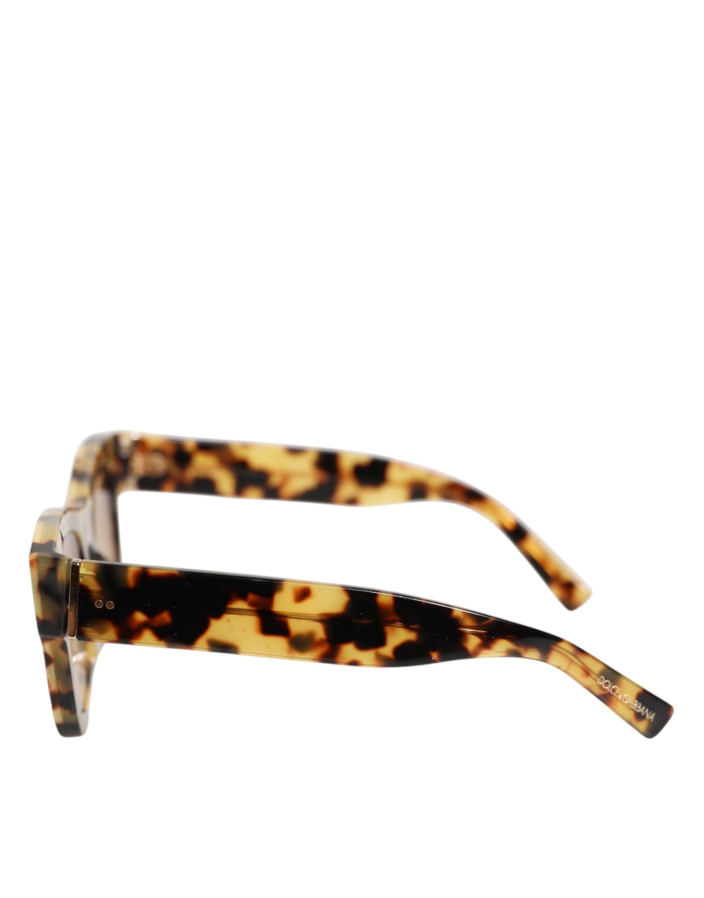 Dolce & Gabbana DG4379F White Tortoiseshell Gradient Acetate Shades Sunglasses Curated Luxury Accessories by Orvyn
