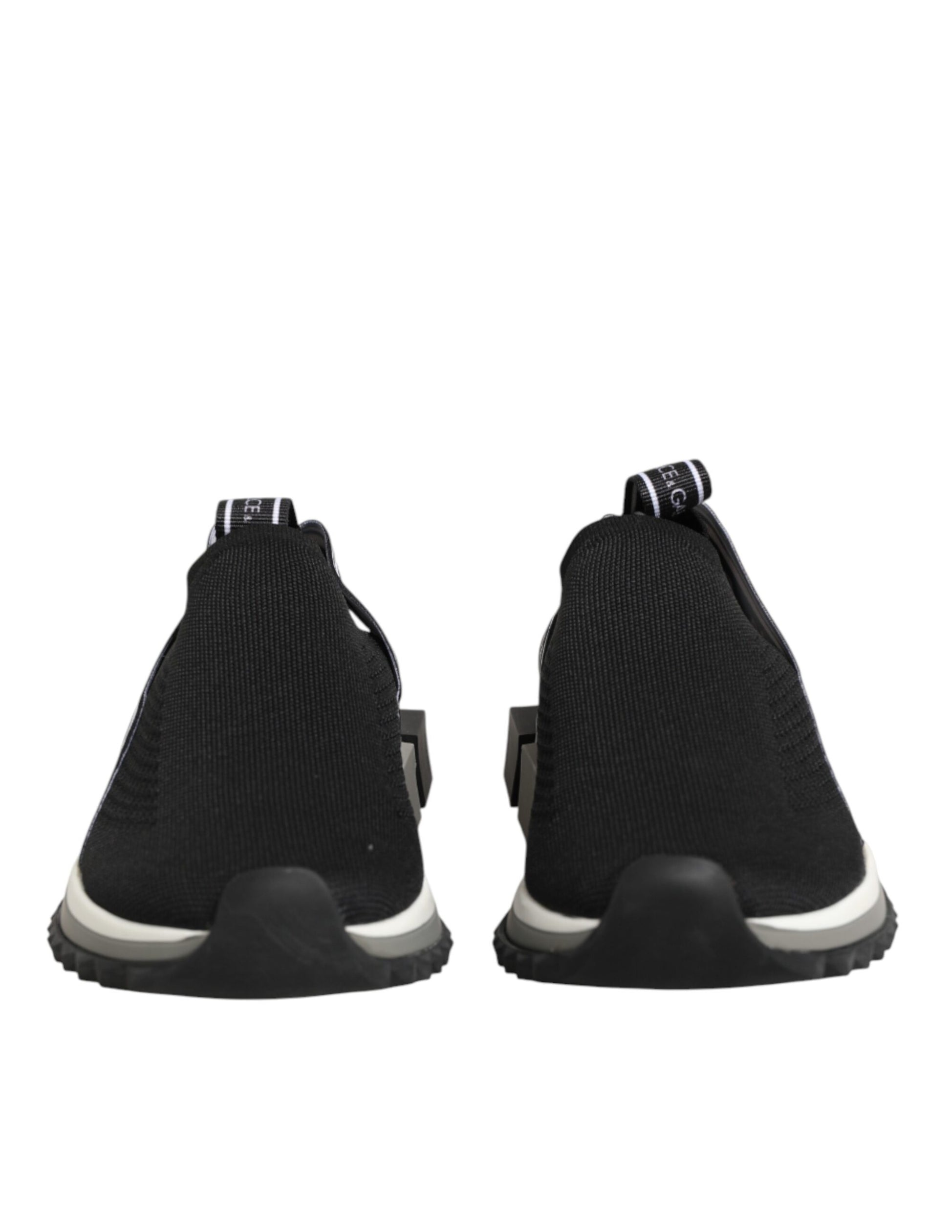 Dolce & Gabbana Black Slip On Sorrento Low Top Sneakers Shoes Curated Luxury Accessories by Orvyn
