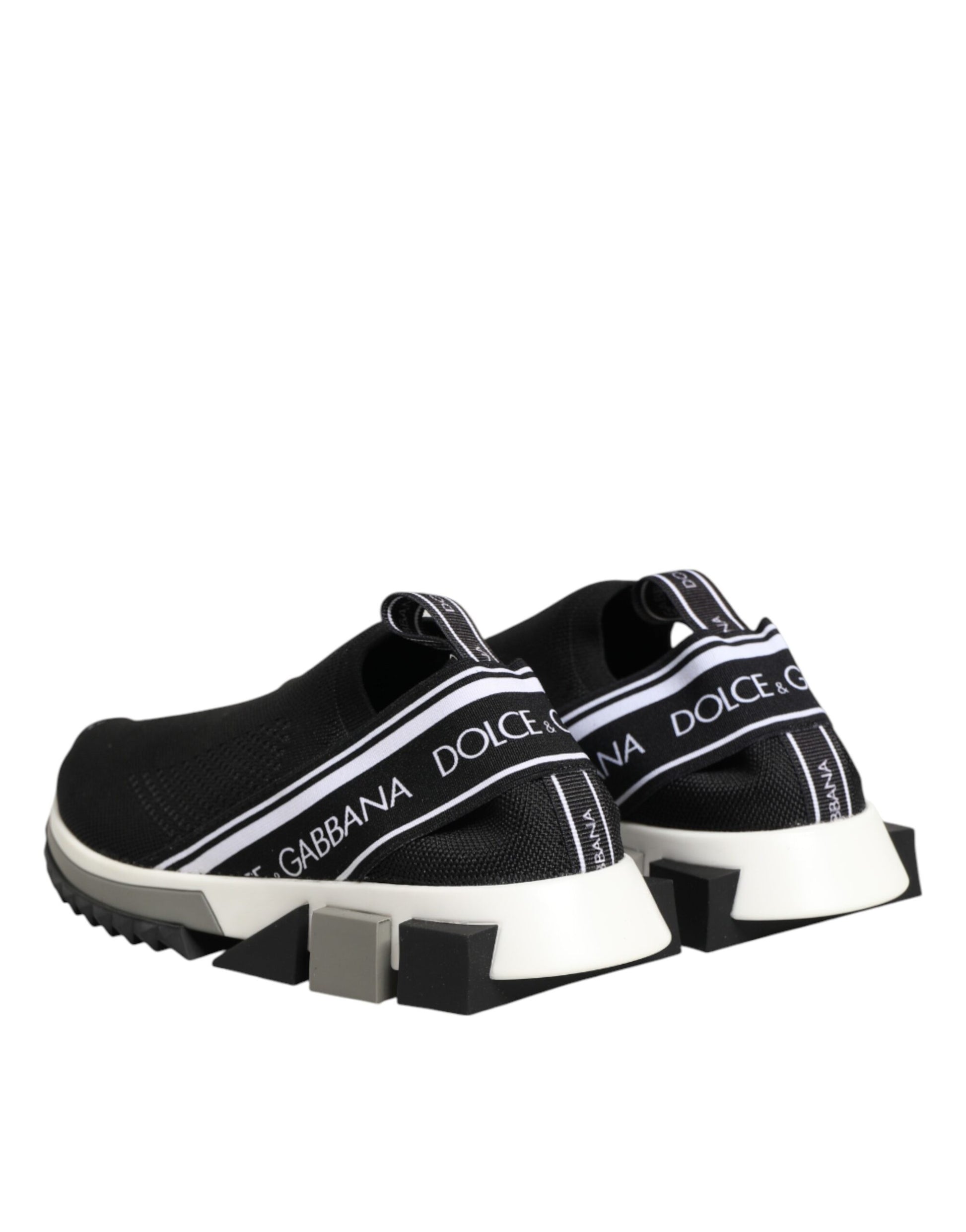 Dolce & Gabbana Black Slip On Sorrento Low Top Sneakers Shoes Curated Luxury Accessories by Orvyn